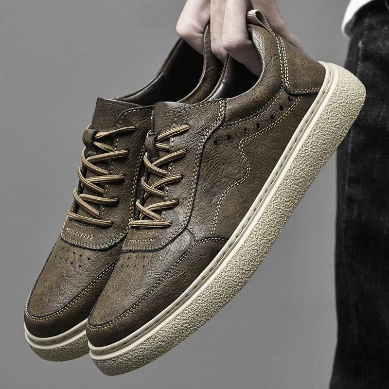 Zapatillas de piel auténtica "Ziv"
