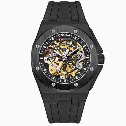 Uhr Skeleton Oak